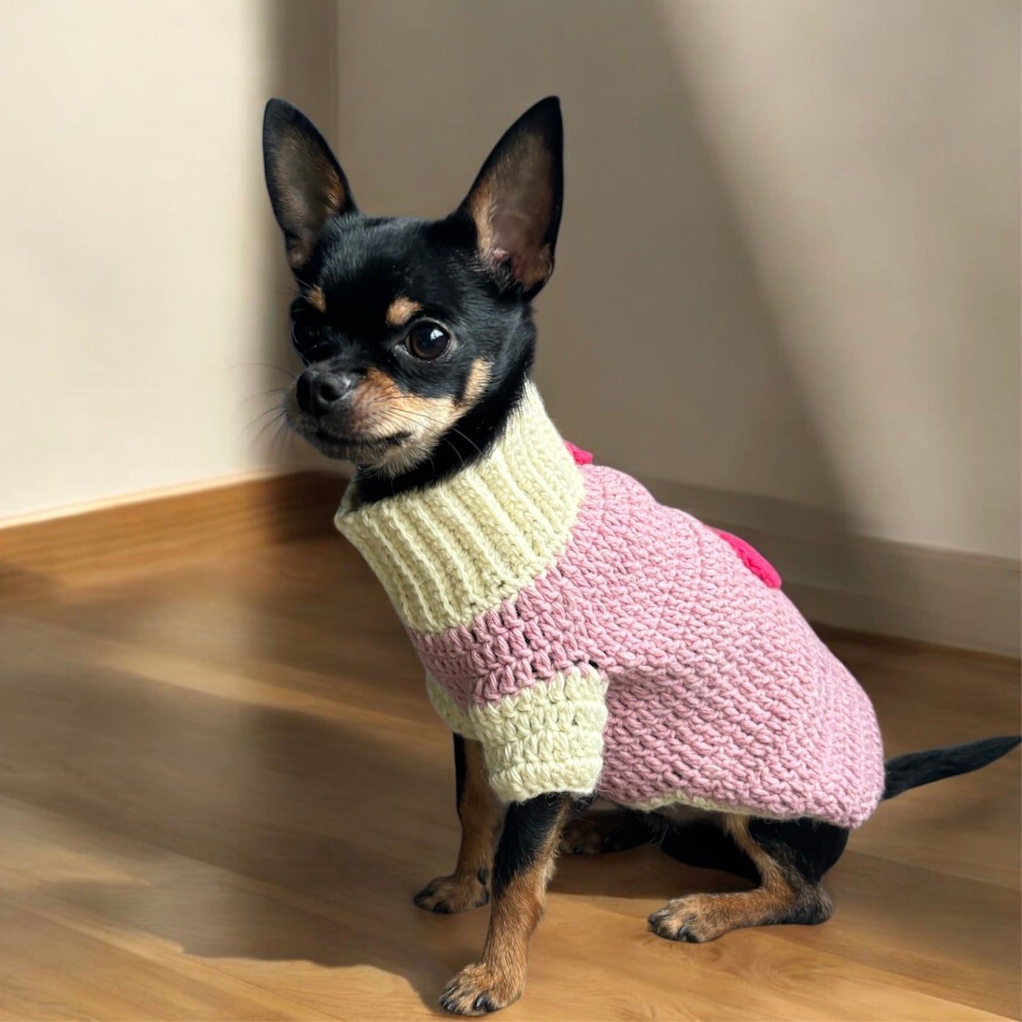 ROCKTI - Sweetheart Crochet Jumper